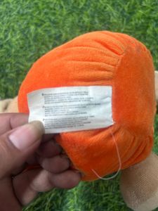 Orange Bunny Plush Musical Toy