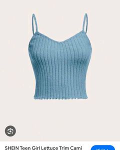 Blue Lettuce Trim Cami Top