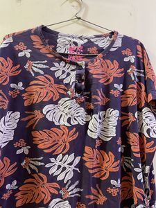 Floral Print Casual Top