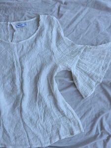 White cotton Top