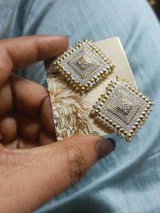 Elegant Square Stud Earrings