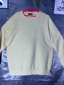 Light Yellow Crewneck Sweatshirt