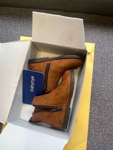 Baby Brown Suede Boots