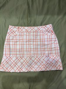 Coquette Checkered Mini Skirt