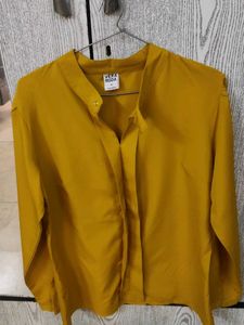 Vera Moda Mustard Yellow Top