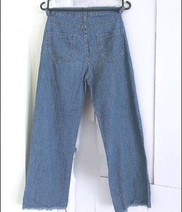 Wide Leg Cotton Jean