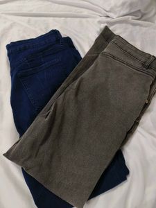 combo Women's Jeans - Blue & Grey