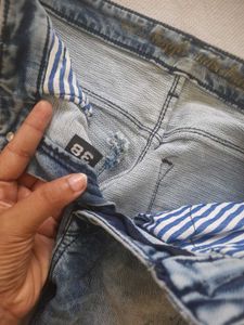 Stylish Acid Wash Jeans