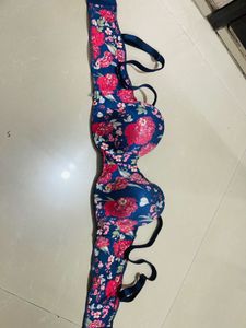 Enamore Floral Print Bra