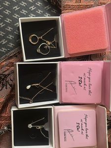 Elegant chain 925 sliver combo of 3 and 1