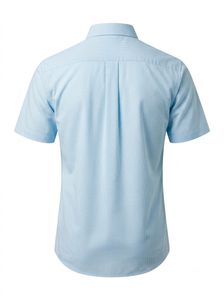 Kenzo Light Blue Short Sleeve Button-Up Shirt
