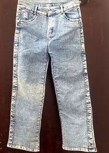 Stylish Washed Denim Jeans
