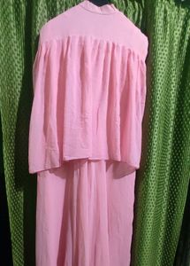 Elegant Pink Ethnic Gown
