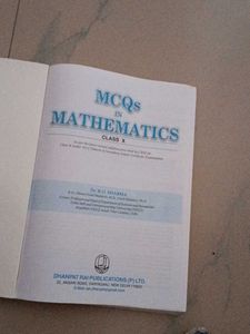 R.D. Sharma MCQs in Mathematics Class X