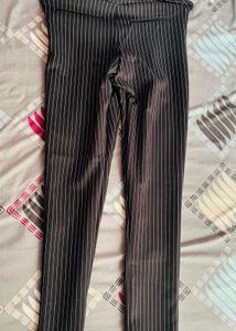 Striped Black Pants