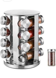 Rotating Spice Rack Organizer