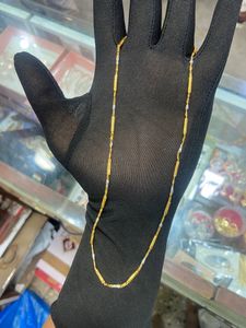Silver gold chain (18 Inch)