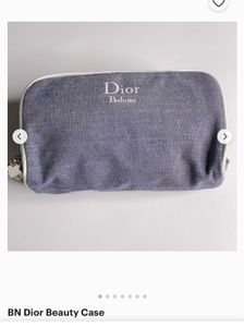 Dior Denim Makeup Bag