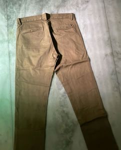 Allen Solly Men's Khaki Chinos Pant