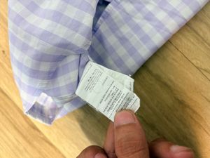 Men's Gingham Short Sleeve Shirt