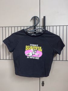 Graphic Crop Top - "Making It Beautiful"