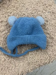 Cute Blue Bear Hat