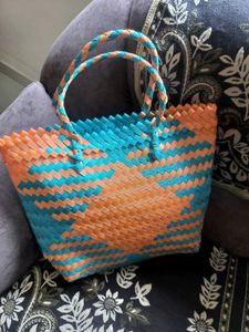 Chumbak Woven Tote Bag - Unique Design