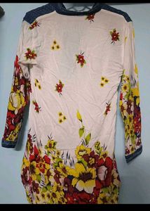 Floral Print Tunic Top