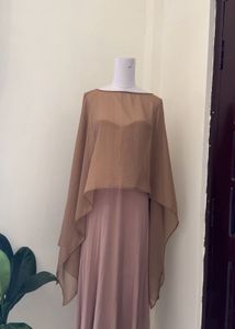 Elegant Strapless Ruched Maxi Dress
