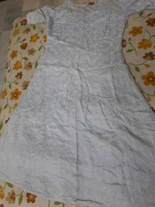 jacquard print kurta