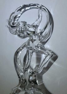 💎 Crystal Flow Sculpture — Luxury Glass Showpiece