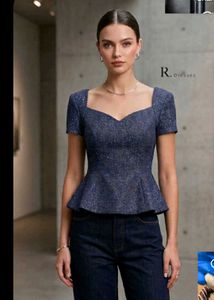Sparkly Peplum Top and skirt