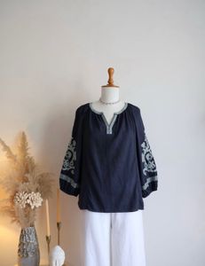 Paris Navy Blue top