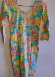 Vibrant Abstract Print Kurti