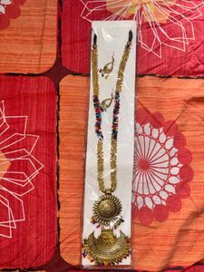 Bohemian Style Necklace and Earrings Set
