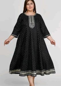 Elegant Black &amp; White Kurta