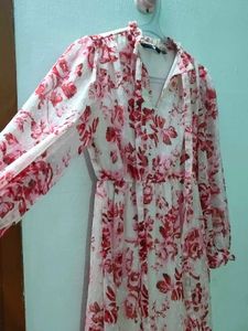 Floral Print Midi Dress