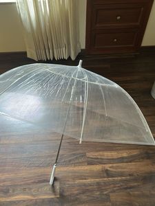 ☔️ Trendy Clear Dome Transparent umbrella ☔️