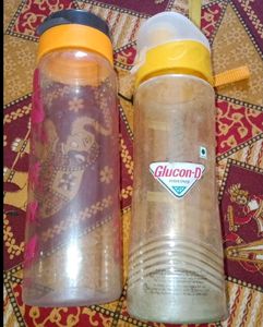 3 Transparent Water Bottle