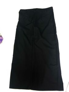 Classic Black Midi Skirt