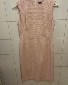 Elegant Pink Textured Dress