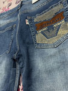 Blue Denim Jeans Armani Emporio