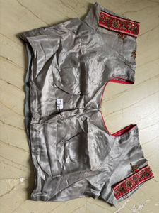 Embroidered Silk Saree