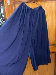 🌸Elegant Navy Blue Kurta Set with Sharara