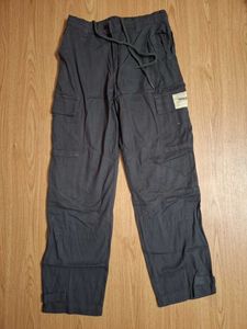 Bonkers Corner Grey Cotton Regular Fit Cargos