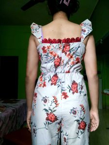 Floral Jumpsuit From Korea.