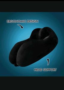 Comfortable Black Neck Pillow