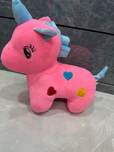 Cute Pink Plush Unicorn Toy