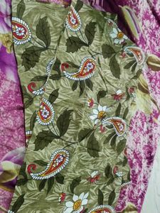 Paisley Print Cotton Bedsheet Set with 2 pillow co