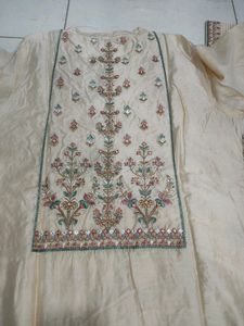 Cream Kurti